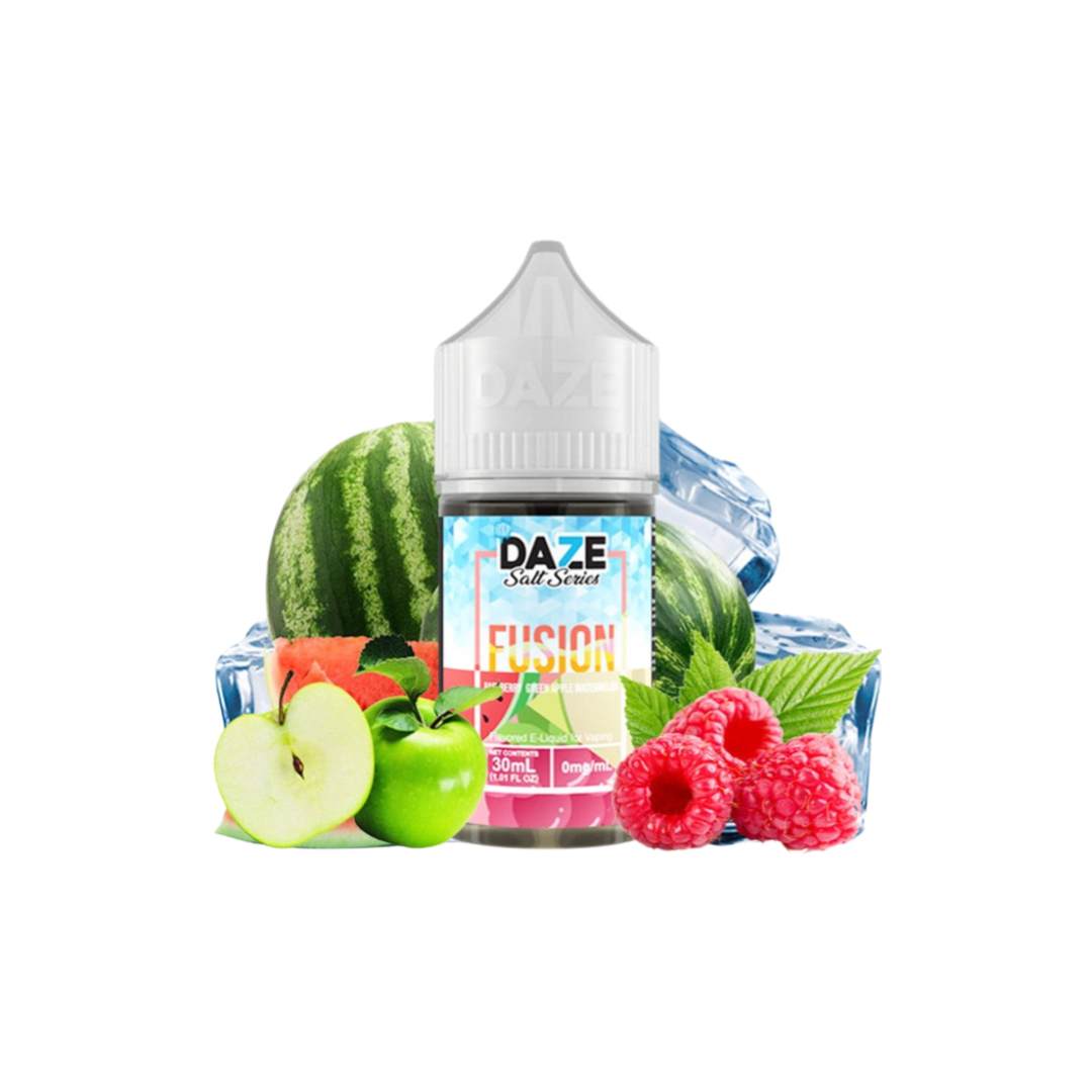 7 Daze Fusion 30ml Raspberry Green Apple Watermelon - Mâm Xôi Táo Dưa Hấu